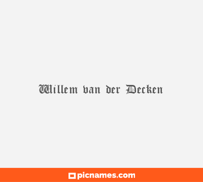 Willem van der Decken